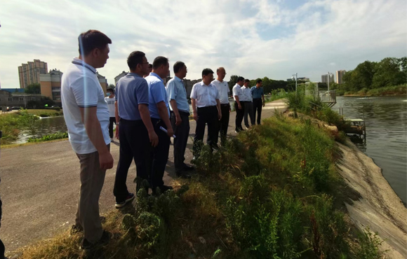 省生态环境；ざ讲熳榈揭嫜袅入湖口水质提升站查抄工作